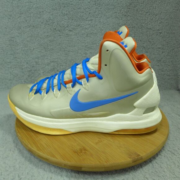 Nike Zoom Kevin Durant 5 Birch Sneakers Men's Size 11.5 Gray Shoes 554988-200 - Picture 3 of 13